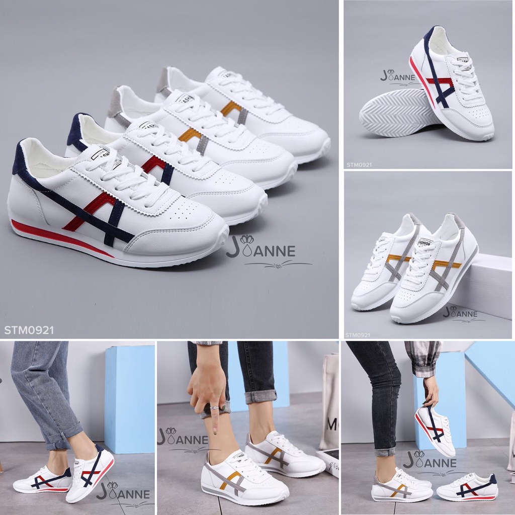 JOANNE Leather Sneakers Shoes #STM0921 ORIGINAL