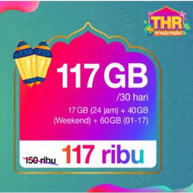 KUOTA 3 TRI 117GB HOME