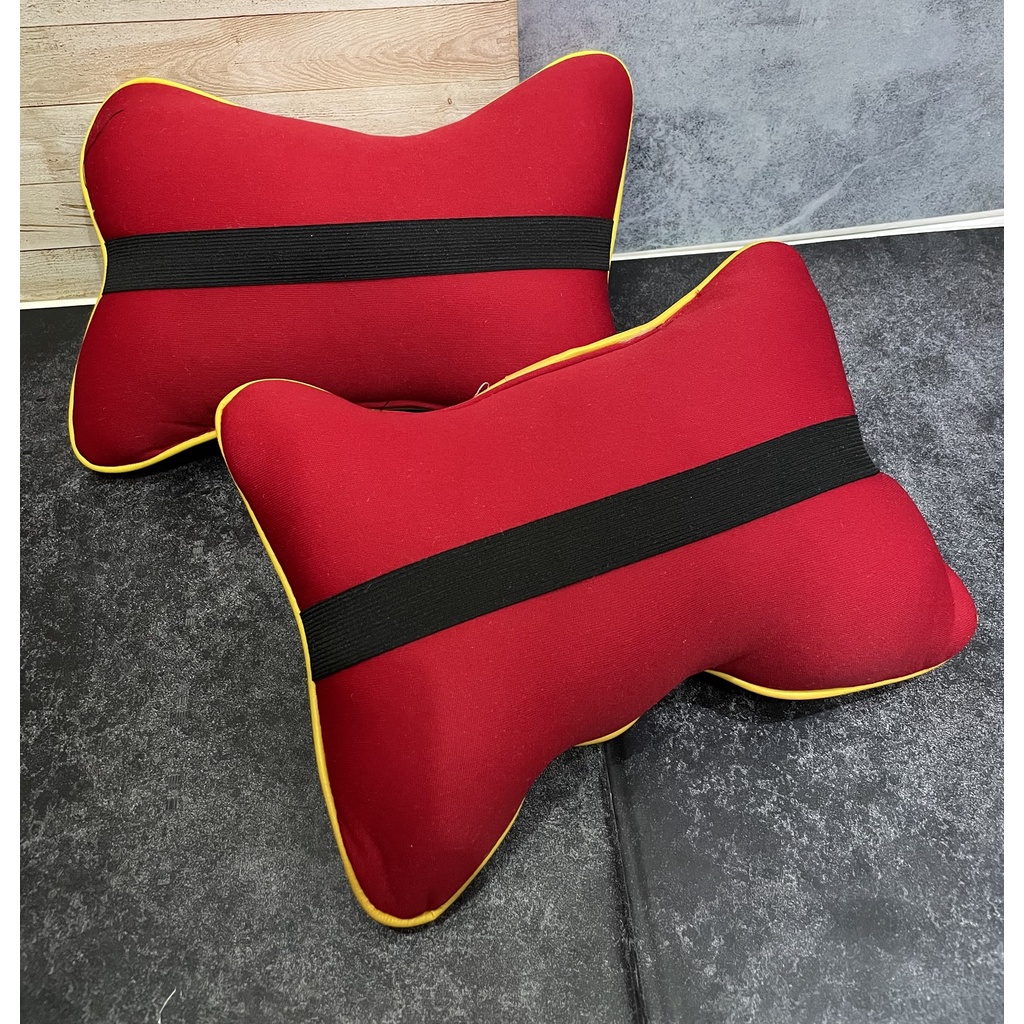 Bantal Mobil Akmil Merah - Bantal Mobil - Bantal Kepala Akademi Militer