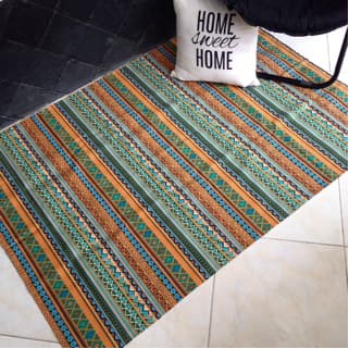 

Karpet Kanvas / Canvas Tribal Cokelat ( Brown / Coklat )