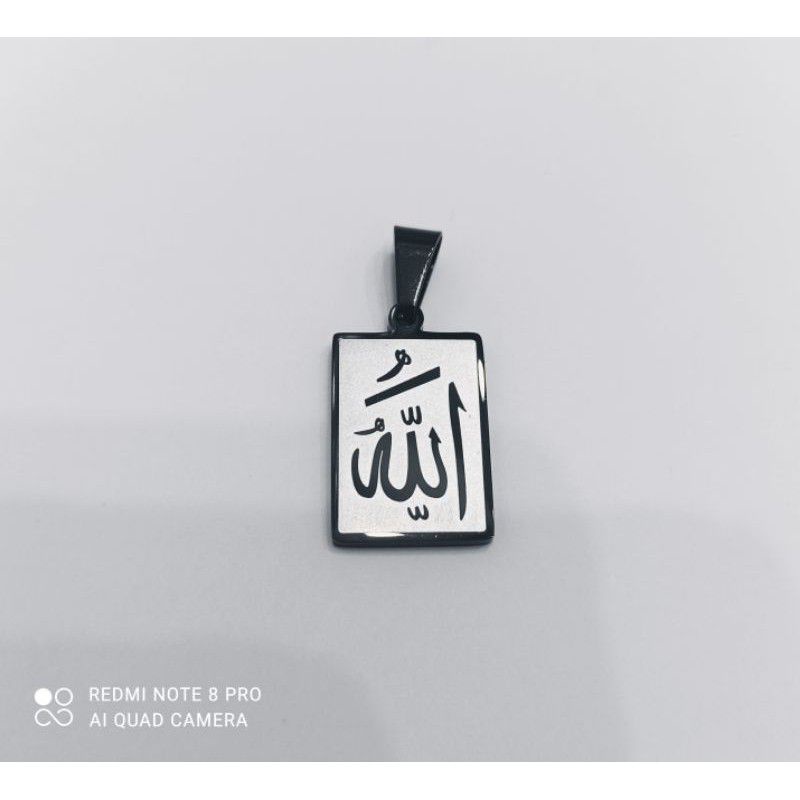 LIONTIN TITANIUM LAFADZ ALLAH-LIONTIN LAFADZ ALLAH WARNA HITAM