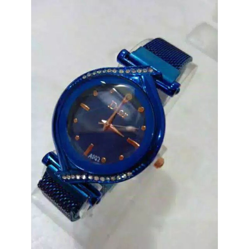 (Grosir)Jam Tangan Wanita Oval Strap Magnet(Terima Cod)