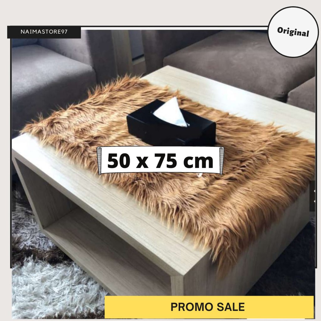 KARPET BULU KOREA 50 X 75 CM, ALAS BULU, TAPLAK MEJA BULU. TIKAR BULU, ALAS FOTO BULU, ALAS BAYI