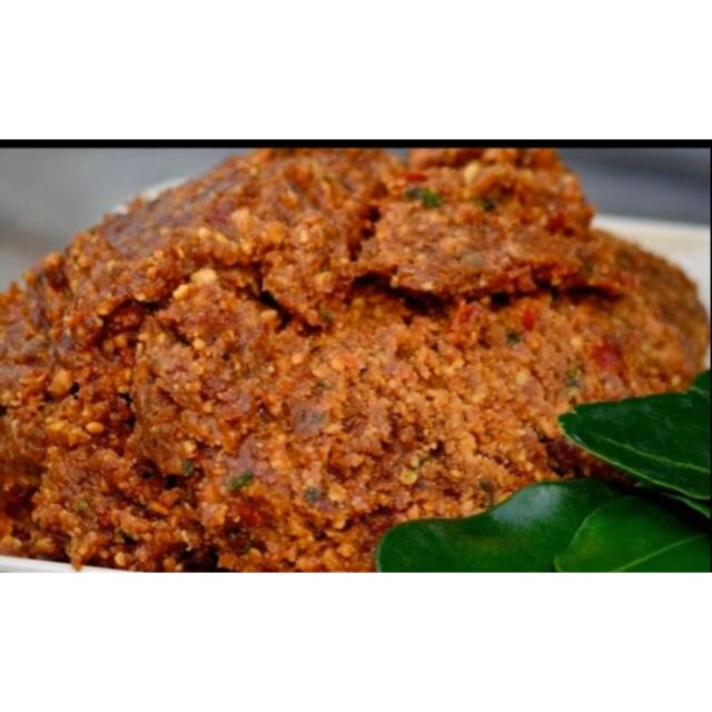 

Sambal Kacang Khas Solo (ada rasa manisnya)