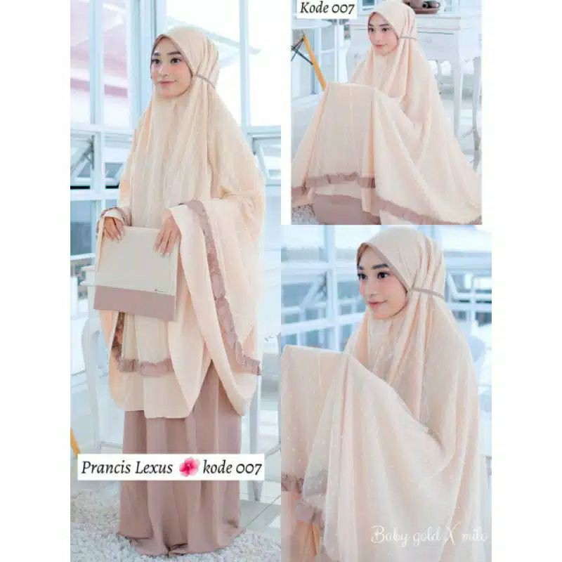 Mukena LEXUS /prancis ory by dalanova