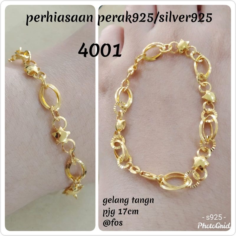 GELANG TANGAN KUNING 4001 PERAK 925