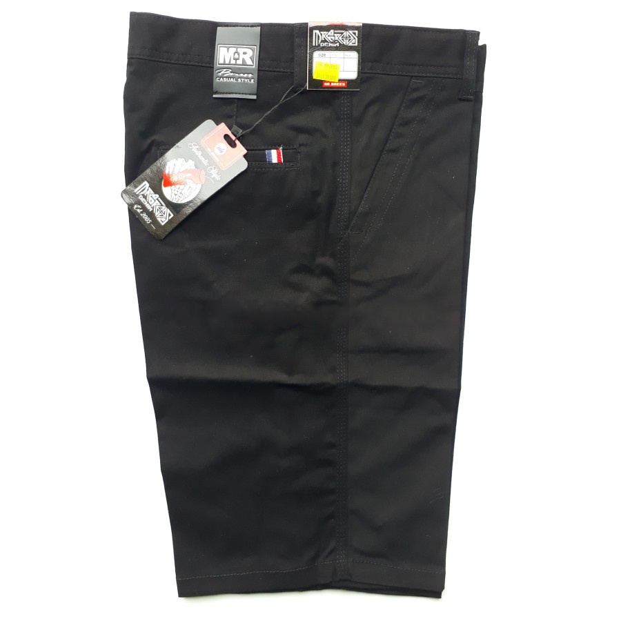Celana Chino Pendek Pria Bahan Katun Twill Melar Tebal Adem Ukuran 27 Sampai 44