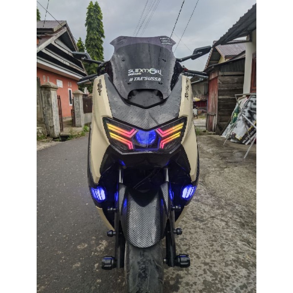 headlamp nmax new custom proji