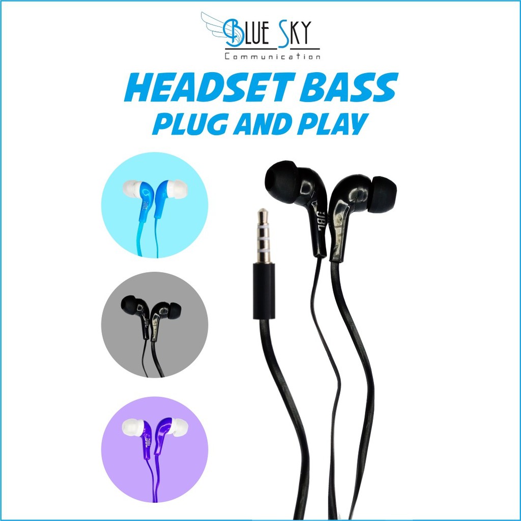 HEADSET EARPHONE BASS MP3 J B L