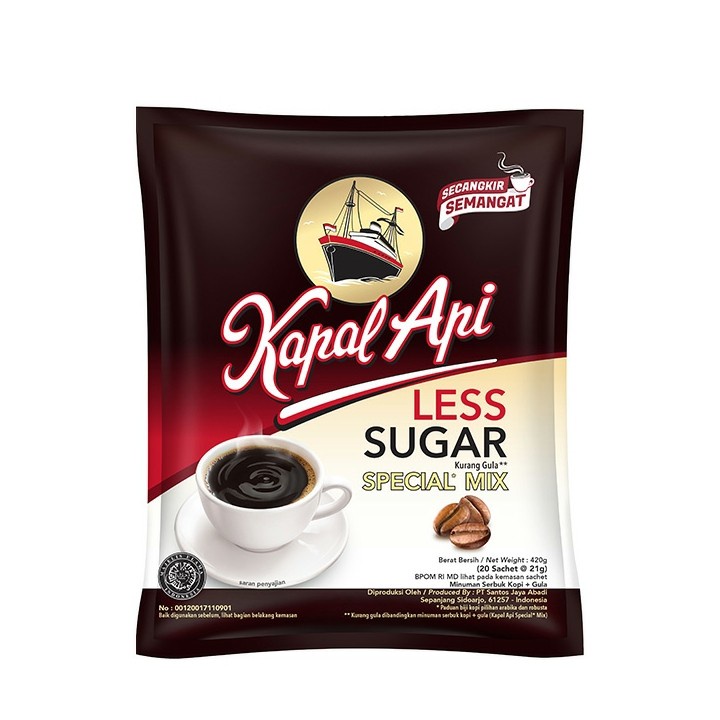 

Kapal Api Less Sugar 20Sx21gr