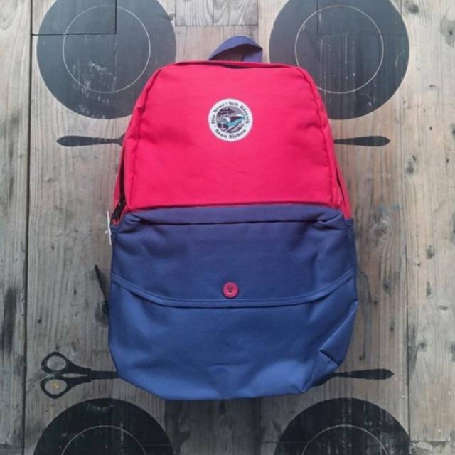 Tas ransel rsch Merah Navy Original