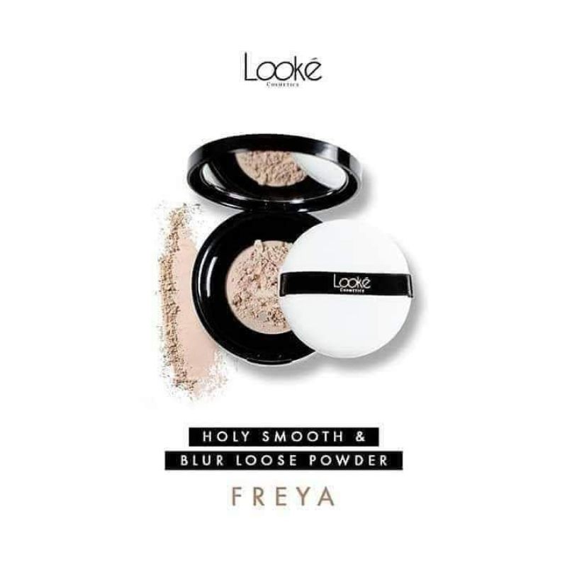 Holy Smooth & Blur Loose Powder Freya Bedak Tabur Looke Freya/Penutup Noda Flek Hitam/ Nasa Jakarta