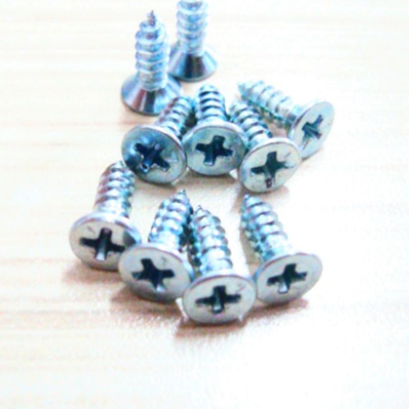 [ 10 pcs ] Skrup box X1 X2 X3 X4  ukuran 4x 1/2 mm