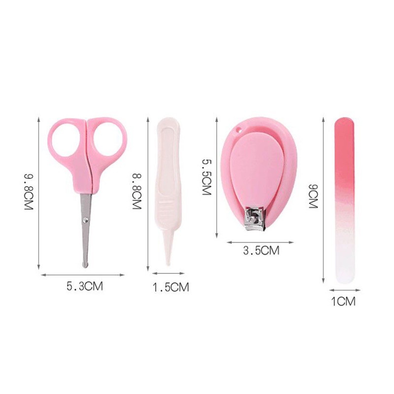 IMPORT Gunting Kuku Bayi Set 4in1 Komplit Menicure Baby Nail Cutter Import Baby care Safe