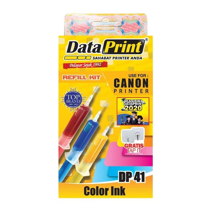 DataPrint DP 41 Tinta Refill for Canon / Tinta Refill Canon / Tinta Warna untuk Canon / Tinta Suntik