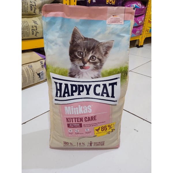 Happy cat minkas kitten care 1,5kg untuk anak kucing