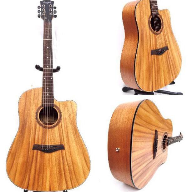 Gitar Akustik Camwood Iwc-243- Nsk Import Kyu Koa - Paket A