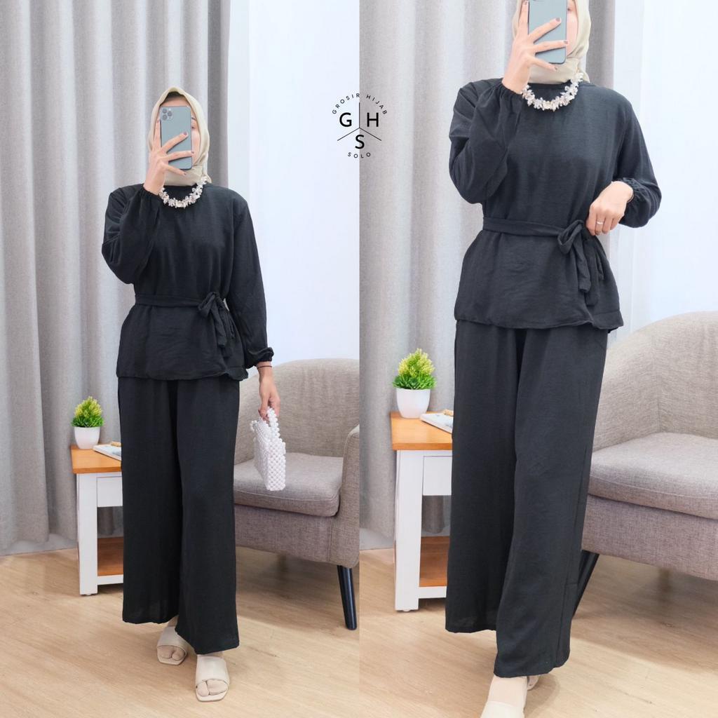 CORLA ONE SET BLOUSE ATASAN WANITA CRINCLE AIRFLOW PREMIUM (KJI)