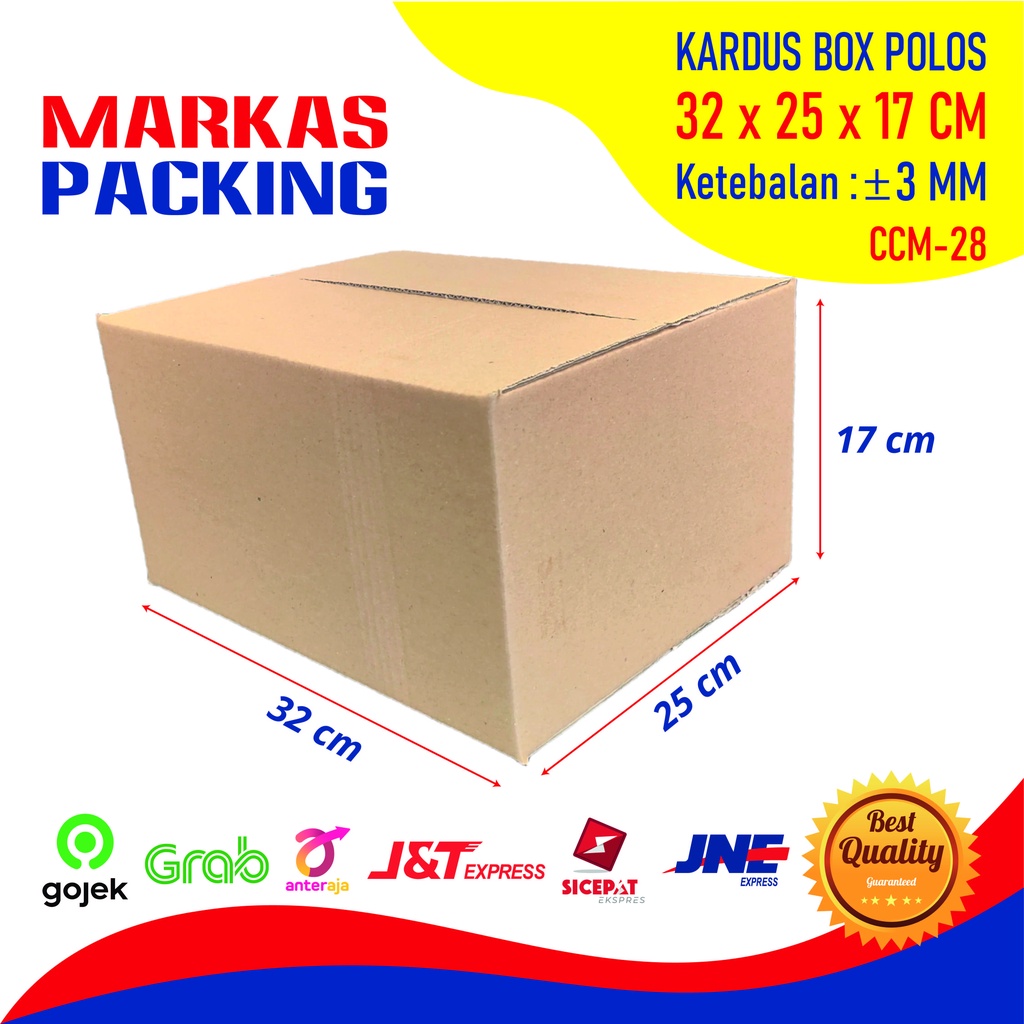 

Kardus Karton Box 32x25x17 CM Dus Packing Packaging Polos