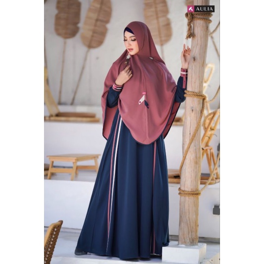 Gamis Fazila Dark Denim by Aulia