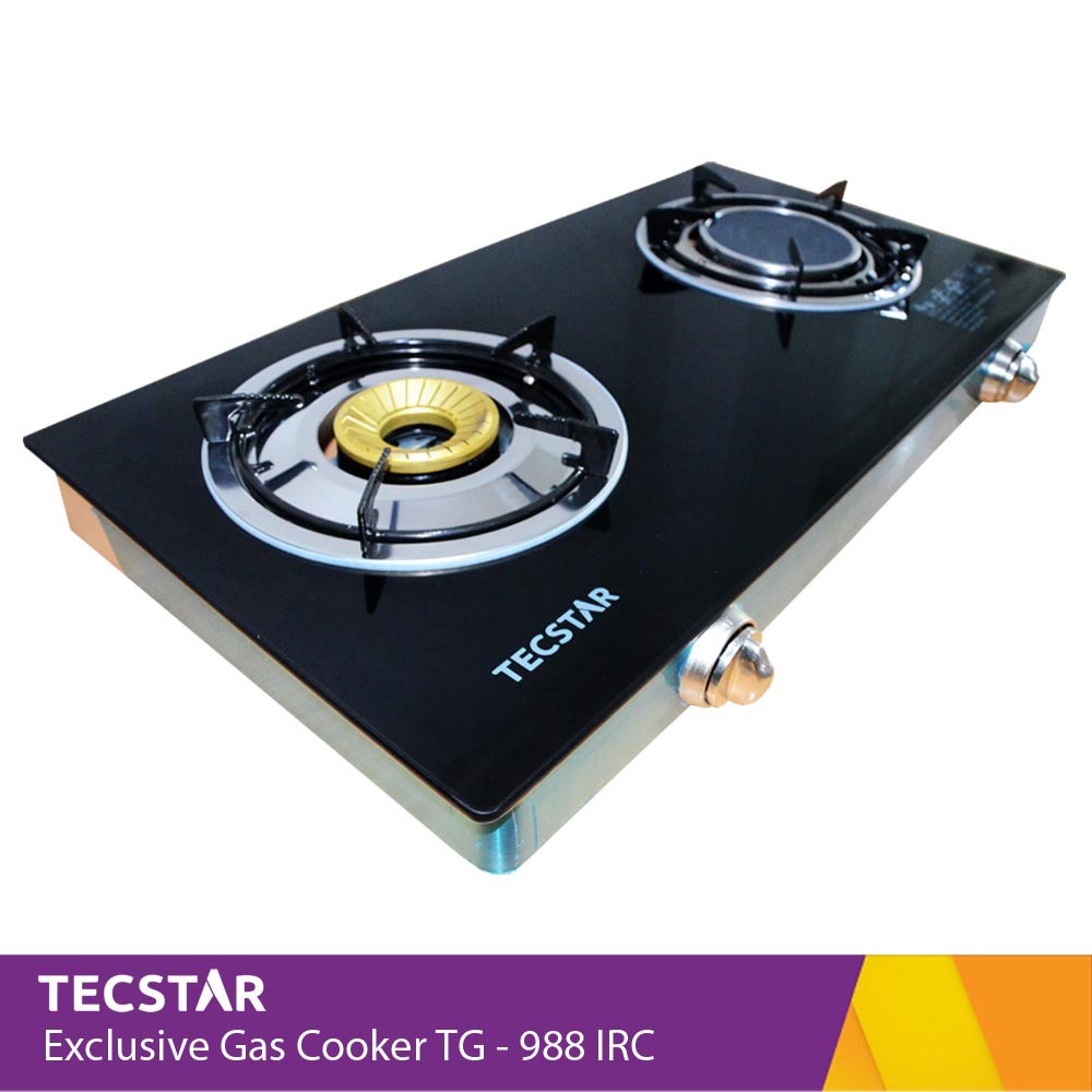 TECSTAR Kompor Kaca 2 Tungku TG 988 IRC JNE Shopee 