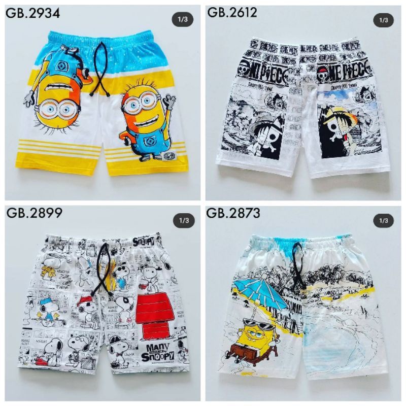 Celana Pendek Cargo Pria Gunung PDL Army Doreng Motif Mma Casual-BOXER MOTIF RANDOM