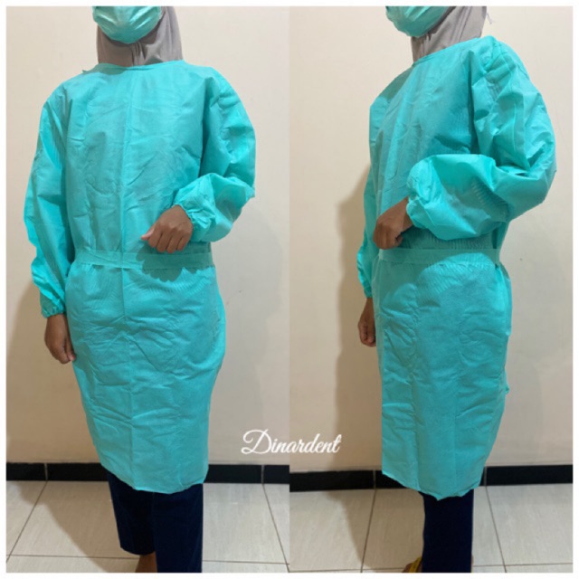 Gown APD / surgical gown / baju steril / baju APD / coverall 50gsm