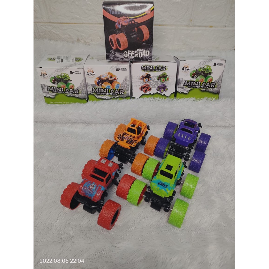 Mainan mobil Monster Zap mini car monster TRUCK