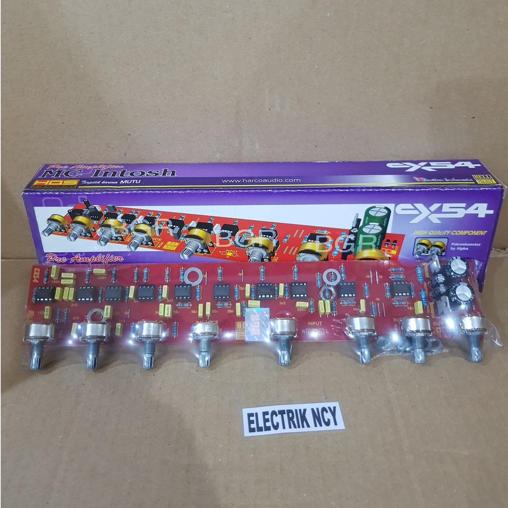 KIT TONE CONTROL PARAMETRIC BELL CX54 MACHINTOS kit tc parametrik