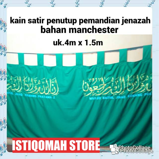 PROMO Paket Hemat Kain Tutup / Penutup Keranda Jenazah dan Kain Satir Bahan Menchester TERLARIS