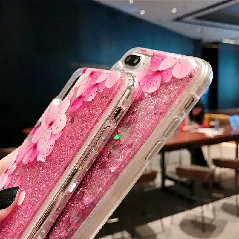 Case Oppo A3s  Glitter gerak