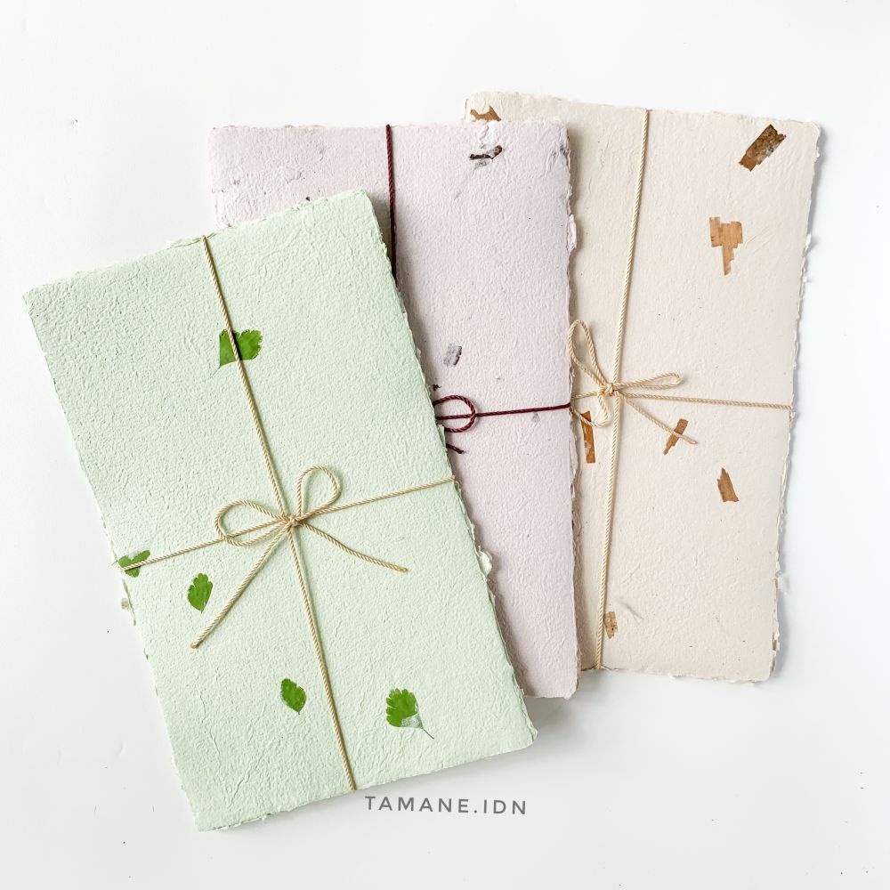 

TAMANE Recycled Paper A5 / Kertas Daur Ulang Dekorasi Journal Vintage