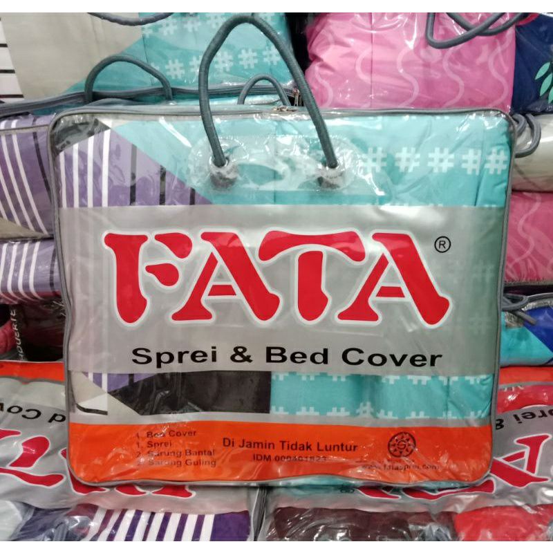Satu set Bedcover Fata Termurah UK 180x200 King Tinggi 22cm / Set Bed Cover Fata 180x200 Minimalis / Bad Cover