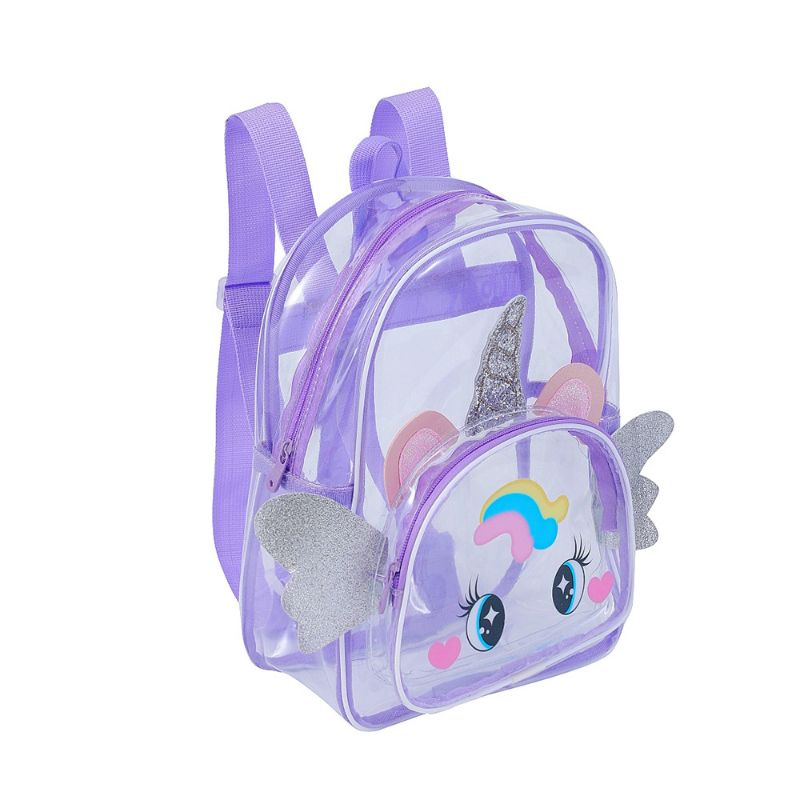 Tas ransel unicorn transparan