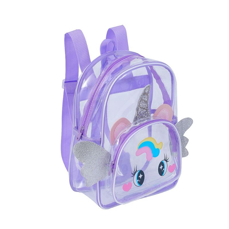 Tas ransel unicorn transparan