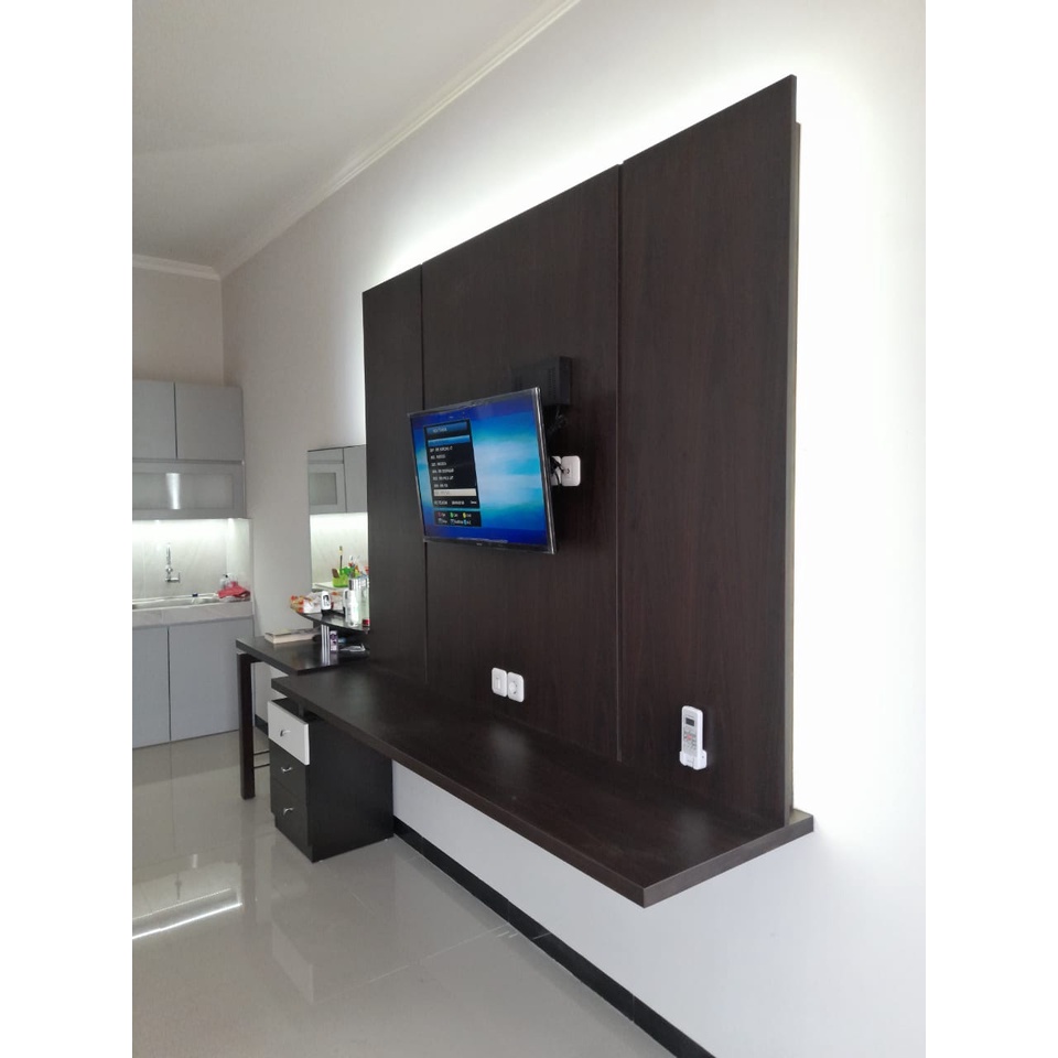 VIRENZE Backdrop Tv Cabinet Tv Rak Tv Jateng Semarang Salatiga Solo Jatim Ngawi Madiun Yogya Sleman