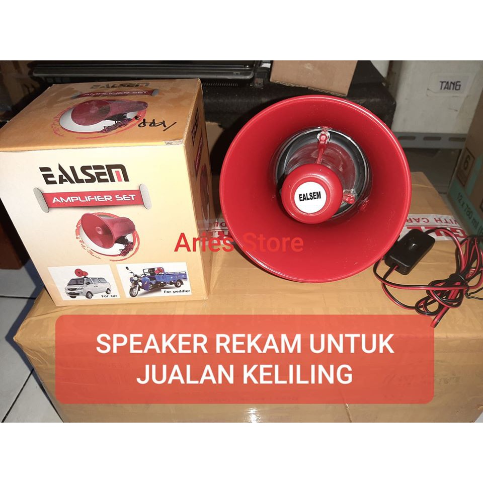 HORN SPEAKER REKAM UNTUK JUALAN KOMPLIT