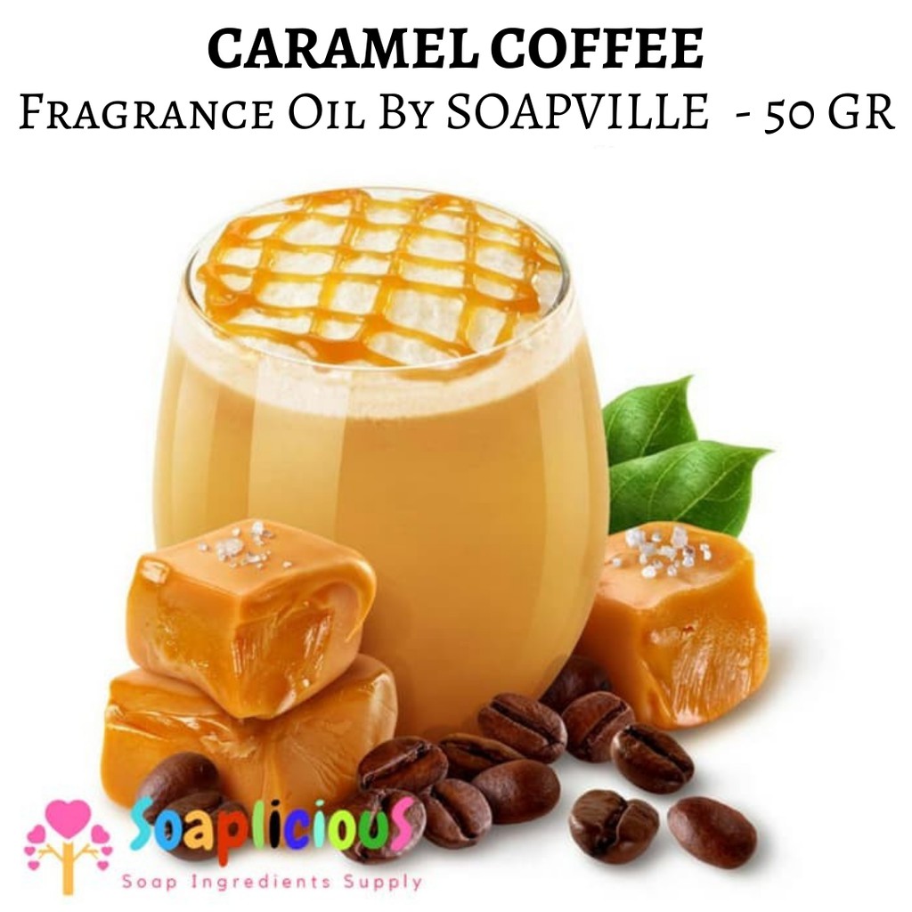 Jual Caramel Coffee Fragrance Oil by SOAPVILLE 50 gr Shopee Indonesia