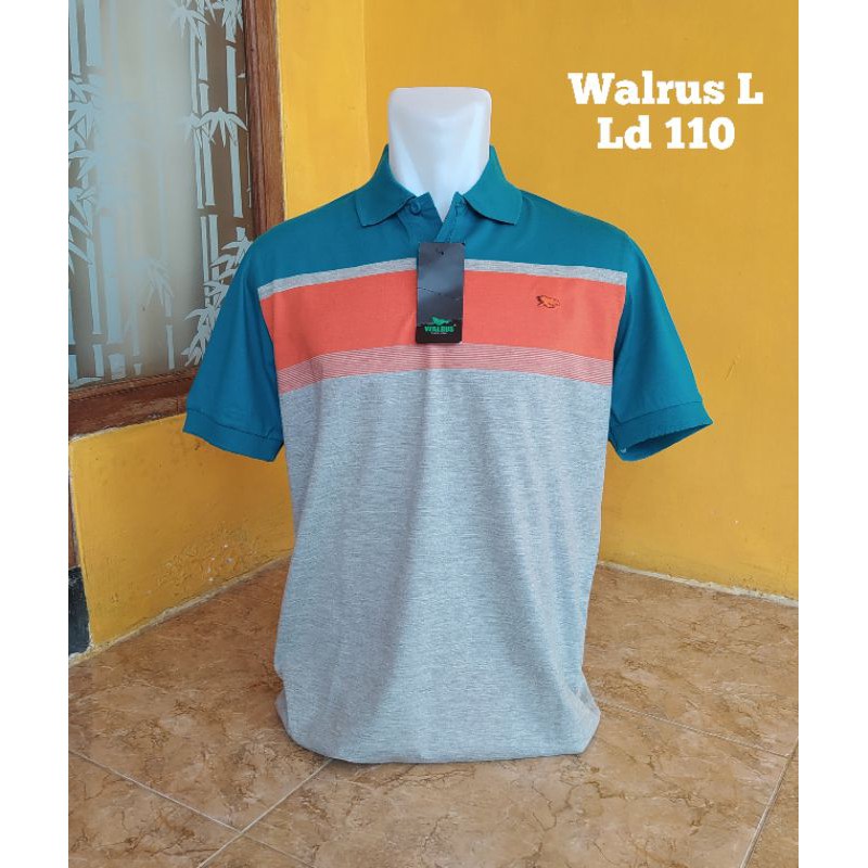 Kaos kerah walrus