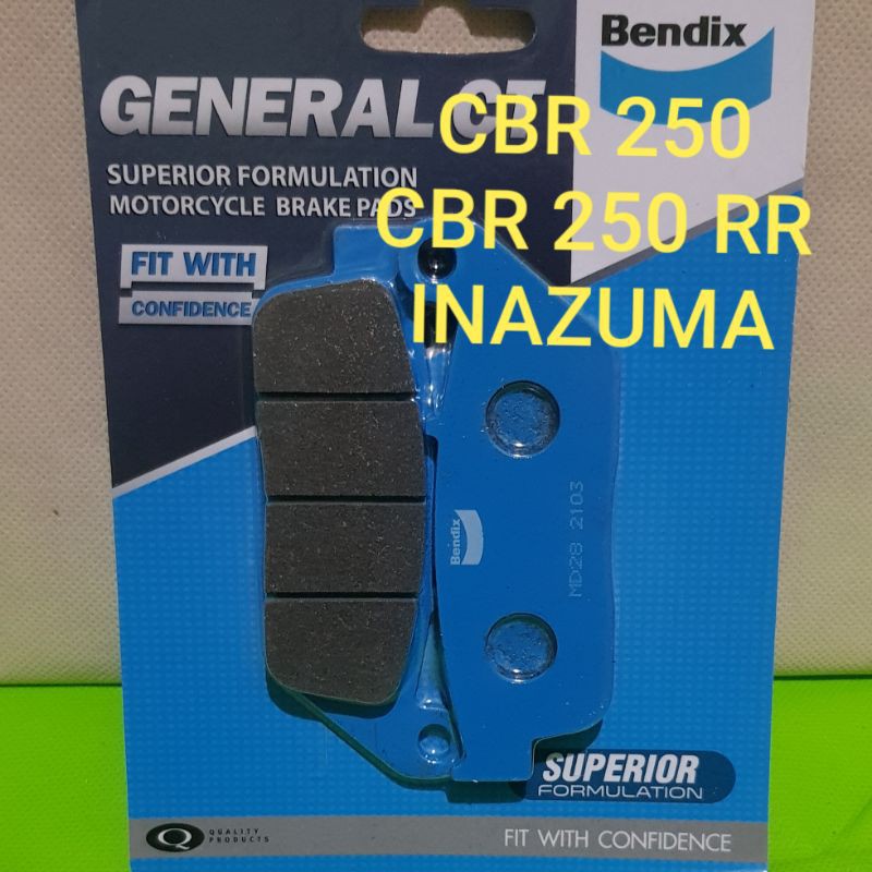 Jual Dispad Kampas Rem Depan Cbr Cbr Rr Inazuma Original