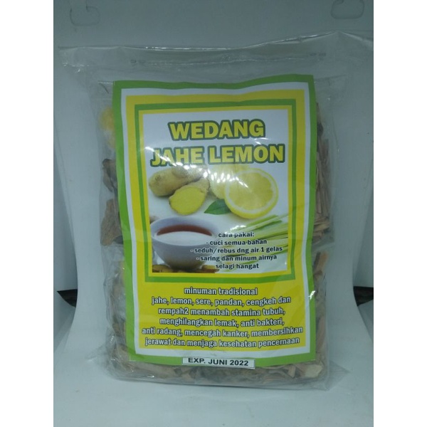 

minuman rempah alami jahe lemon isi 10 sachet