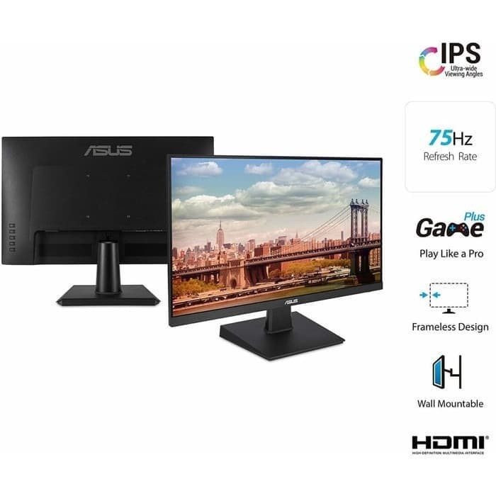 Monitor Asus VA24EHE 24&quot; IPS FHD 75hz - Monitor Gaming Asus VA24 Ehe 24&quot; IPS FHD 75Hz