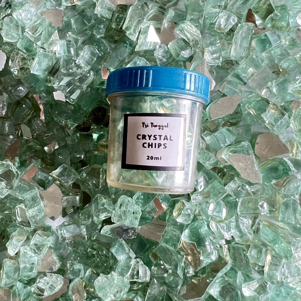 Crystal Stone JADE Batu Kristal 20cc Murah Berkualitas Bagus Pecahan Batu Kaca quartz brazil healing crushed Crystal Chips Hiasan Resin Padat Padatan DIY Craft Dekorasi Manik Pernak Pernik Hias glass shards nuggets fairy chips mica flakes geode