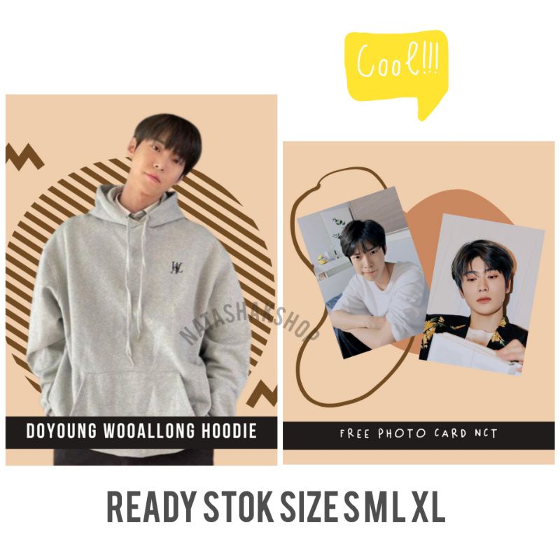 (bisa cod) nct doyoung jaket kpop/nct doyoung jaket korea/nct jaket doyoung woallong hoodie