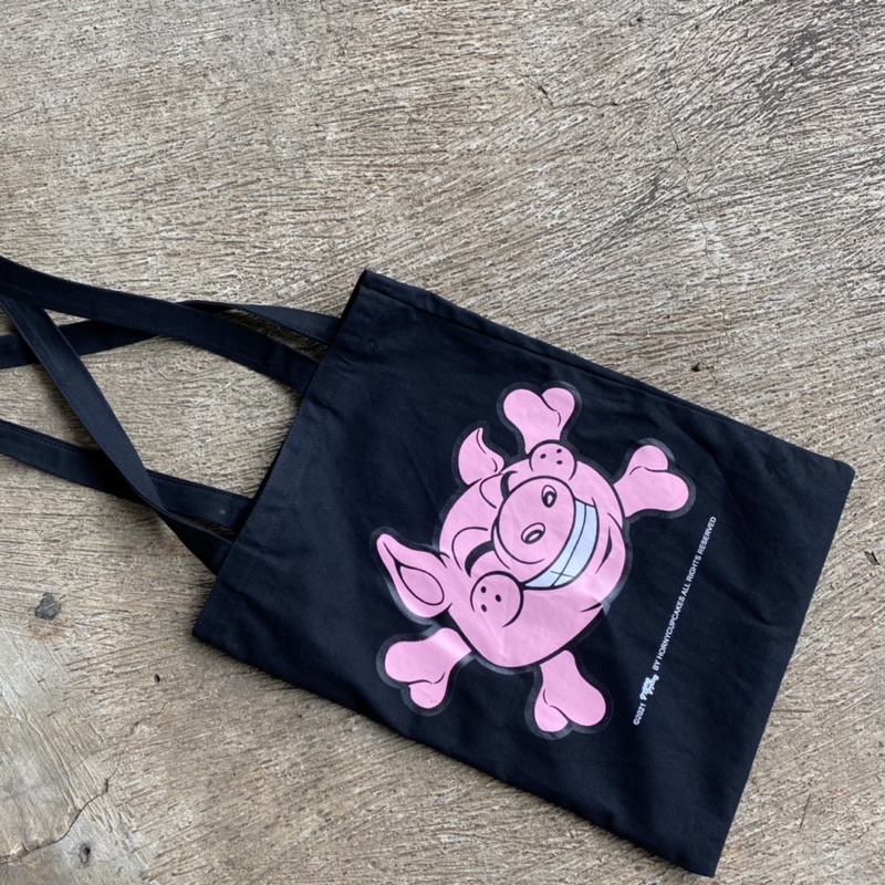 TOTEBAG HORNYCUPCAKES X PYONG PYONG