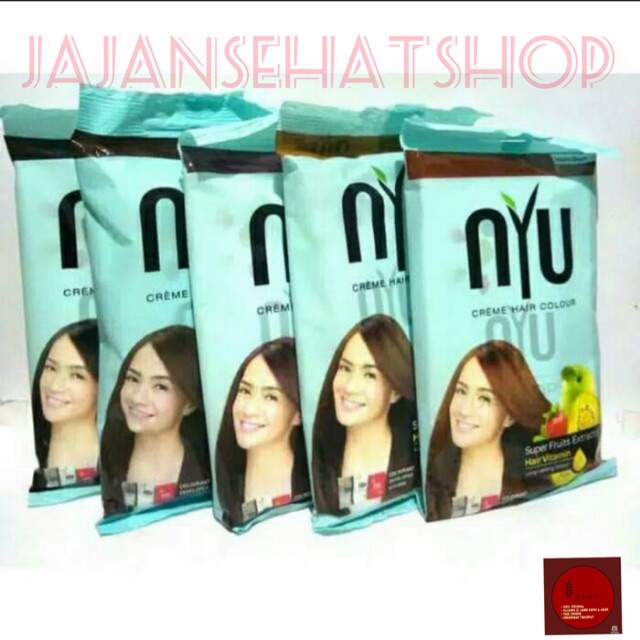  NYU  CREME HAIR COLOR SACHET PEWARNA RAMBUT  CAT  RAMBUT  