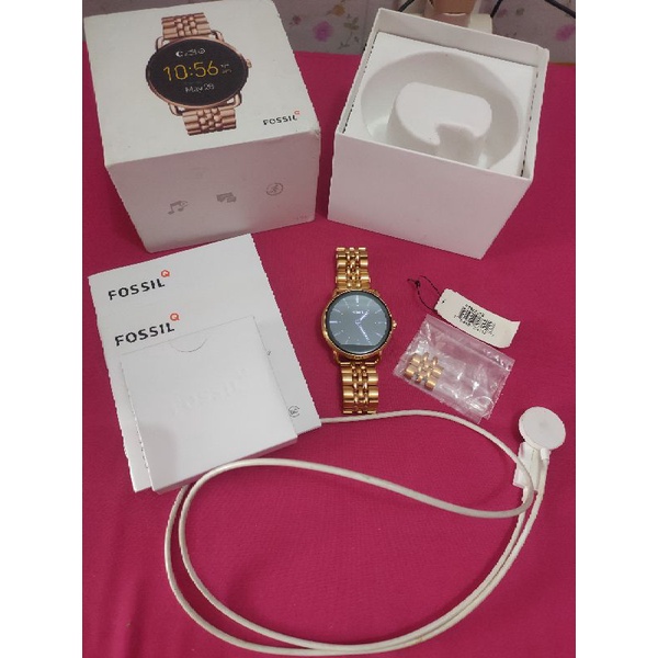 PRELOVED PL JAM FOSSIL SMARTWATCH SMART WATCH Q WANDER GEN 2 ROSEGOLD ROSE GOLD RG