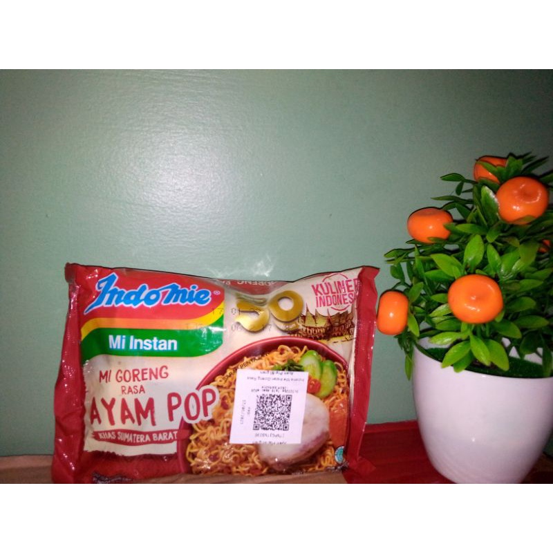

Indomie rasa ayam pop 1 bungkus
