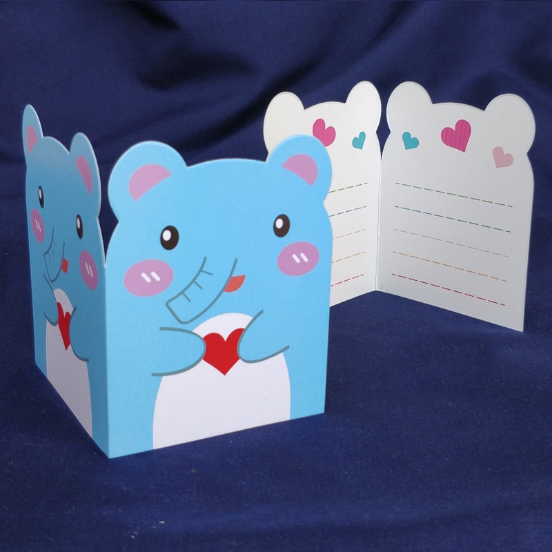 HIPPO LAND Sticky Notes Motif Binatang Tempelan Kertas Catatan Memo Note Karakter Animal Lucu Unik/kartu ucapan 86