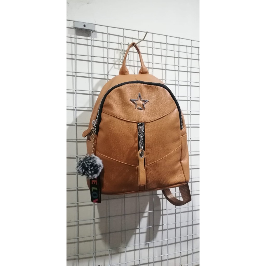 JK  1KG MUAT 2PCS TAS RANSEL 369 FASHION WANITA IMPORT BAG BACKPACK